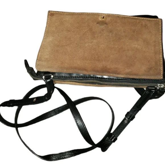 Zara Suede Leather Envelope Crossbody - Picture 6 of 8